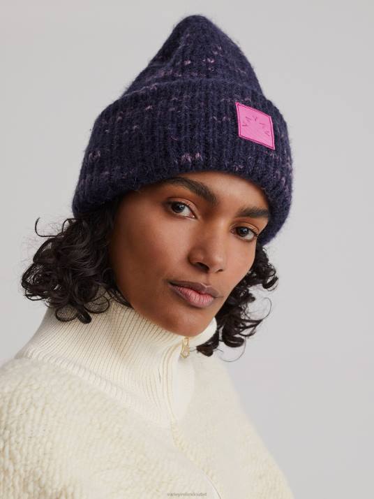 Accessories Navy/Super Pink Women Varley Dale Beanie 00FX517