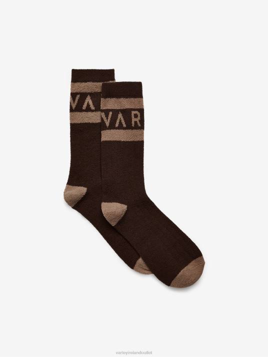 Accessories Coffee Bean/Golden Bronze Women Varley Spencer Sock 00FX499
