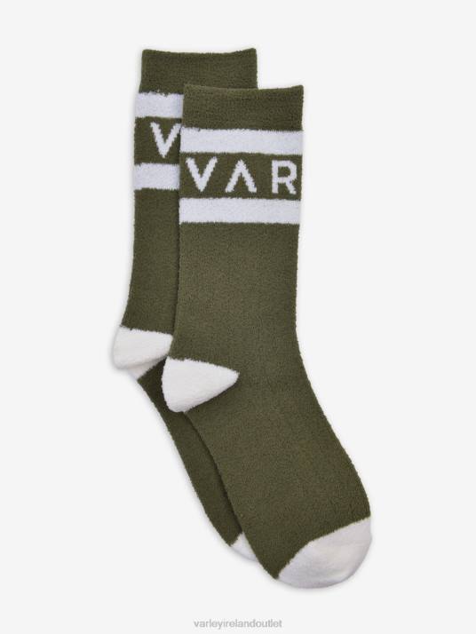 Accessories Dark Olive/Egret Women Varley Spencer Sock 00FX496
