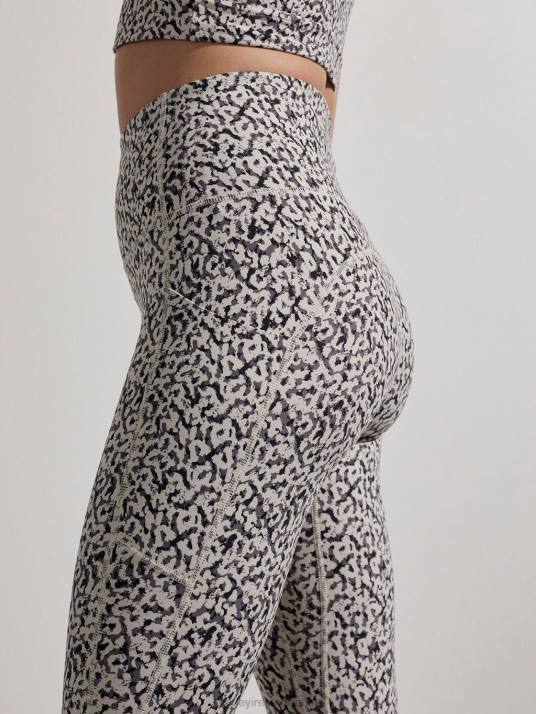 Apparel Birch Mix Cheetah Women Varley Let's Go Pocket Legging 25