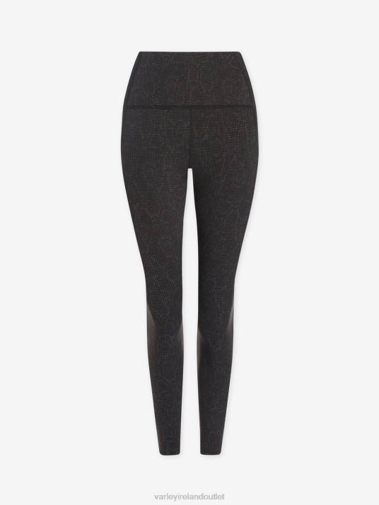 Apparel Black Grid Snake Women Varley Let's Go Night Running Legging 25