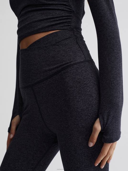 Apparel Black Marl Women Varley Always Warm Super High Legging 25" 00FX397