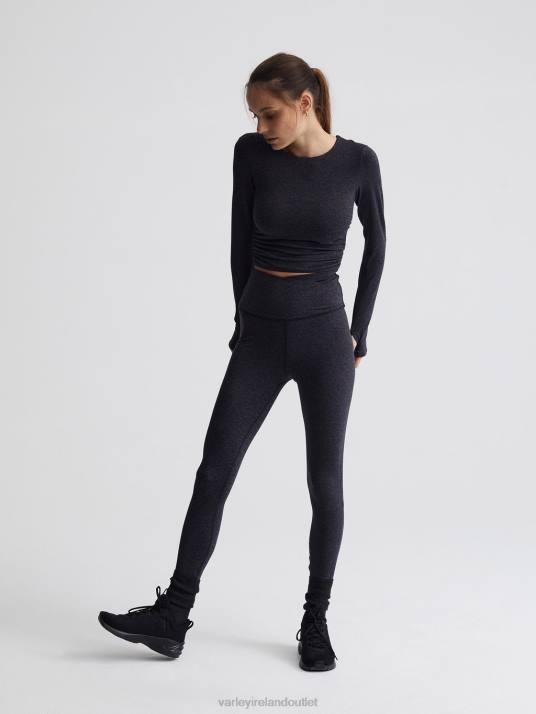 Apparel Black Marl Women Varley Always Warm Super High Legging 25