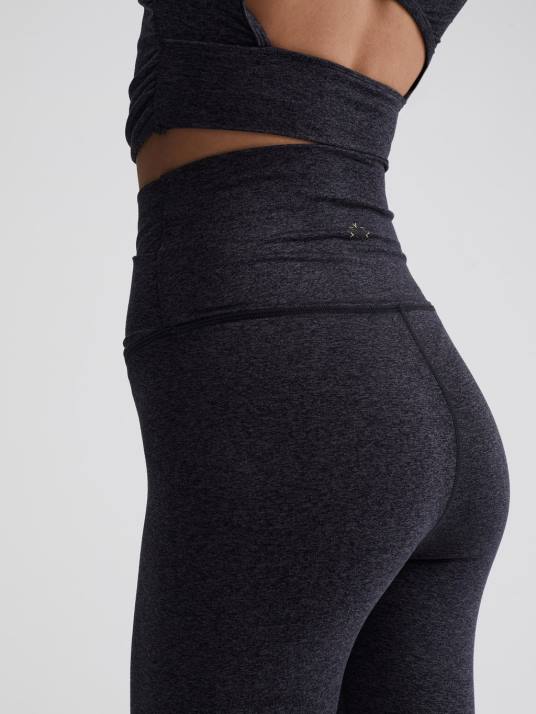 Apparel Black Marl Women Varley Always Warm Super High Legging 25