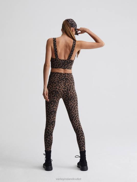 Apparel Copper Blurred Animal Women Varley Let's Go Super High-Rise Legging 25