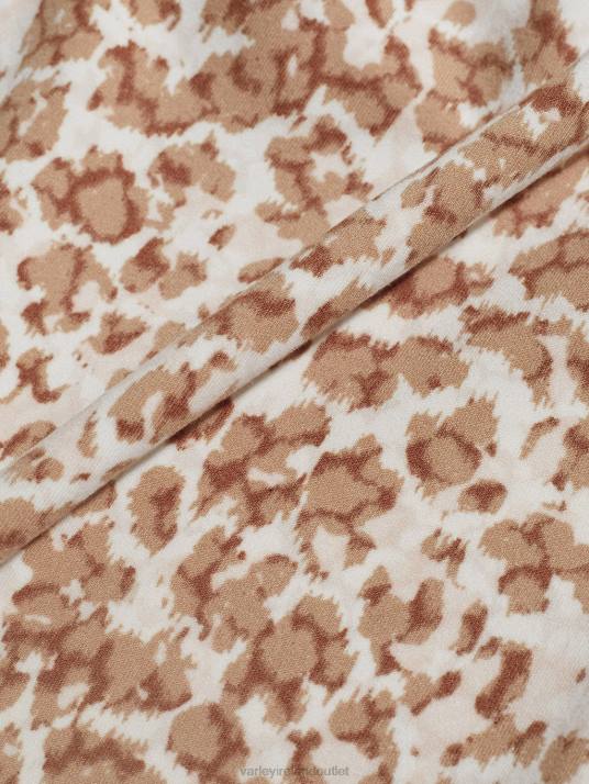Apparel Light Tan Animal Women Varley Let's Move Pocket High Legging 25
