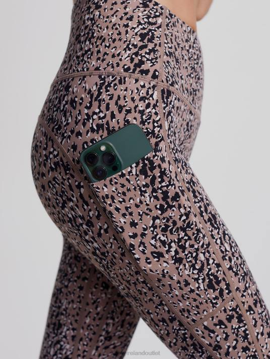 Apparel Mauve Mix Speckle Animal Women Varley Let's Go Pocket Legging 25