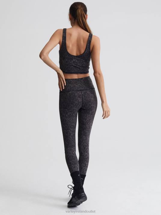 Apparel Monochrome Cheetah Women Varley Let's Go High-Rise Legging 25