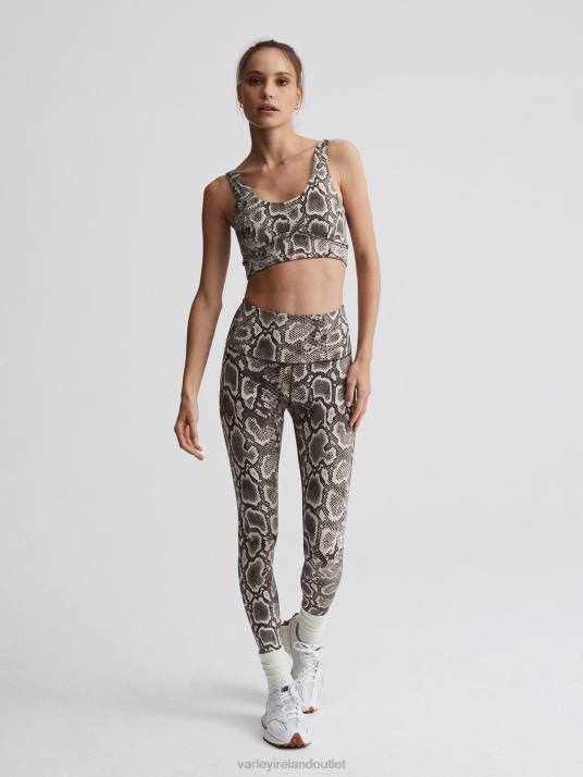 Apparel Taupe Rattlesnake Women Varley Let's Go High-Rise Legging 25