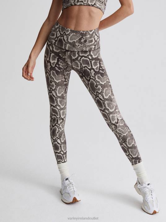Apparel Taupe Rattlesnake Women Varley Let's Go High-Rise Legging 25