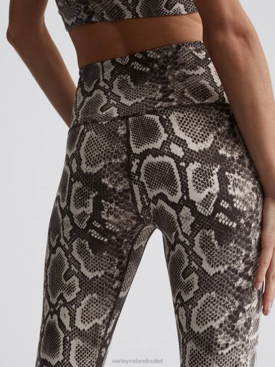 Apparel Taupe Rattlesnake Women Varley Let's Go High-Rise Legging 25