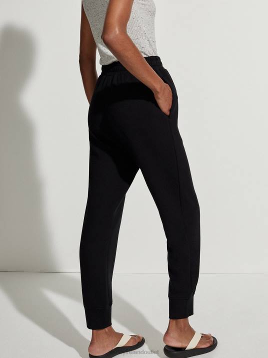 Apparel Black Women Varley Hyde Relaxed Cuffed Sweatpant 00FX335