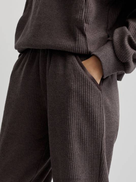Apparel Chocolate Marl Women Varley Ascot Sweat Pant 00FX377
