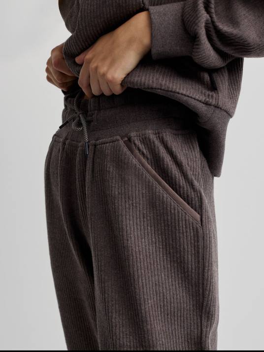 Apparel Chocolate Marl Women Varley Ascot Sweat Pant 00FX377