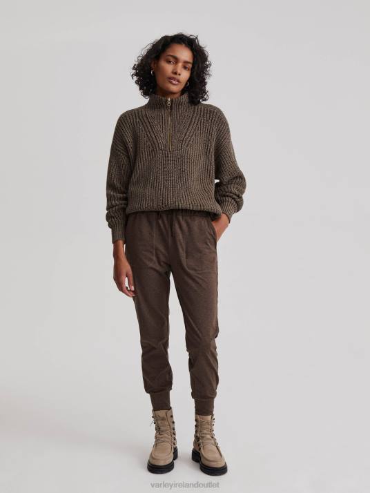 Apparel Deep Chocolate Marl Women Varley Duke Jogger 00FX374