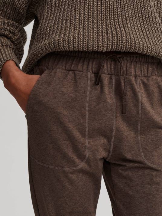 Apparel Deep Chocolate Marl Women Varley Duke Jogger 00FX374