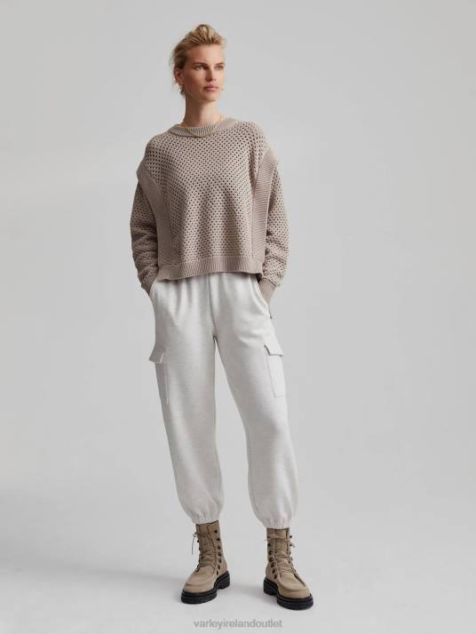 Apparel Ivory Marl Women Varley Clarice Pant 00FX368
