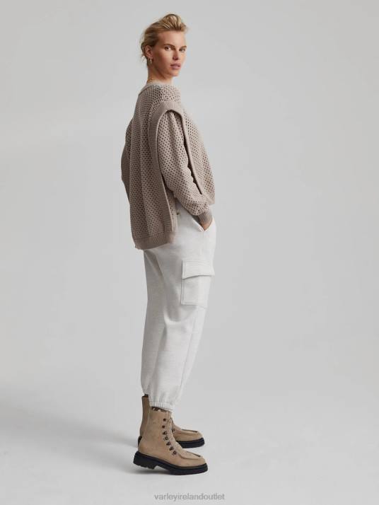 Apparel Ivory Marl Women Varley Clarice Pant 00FX368