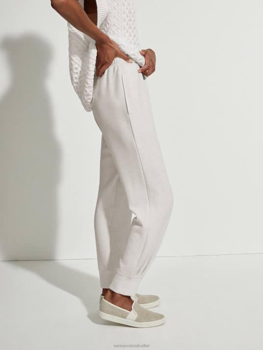 Apparel Ivory Marl Women Varley Hyde Relaxed Cuffed Sweatpant 00FX336