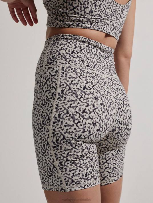 Apparel Birch Mix Cheetah Women Varley Let's Go Pocket Short 7