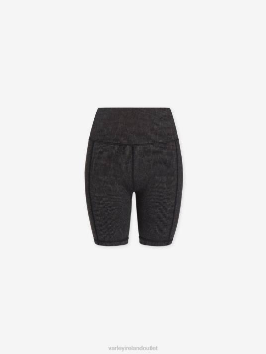 Apparel Black Grid Snake Women Varley Let's Go Pocket Short 7