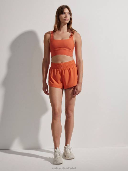 Apparel Orange Rust Women Varley Kallin Running Short 1.5