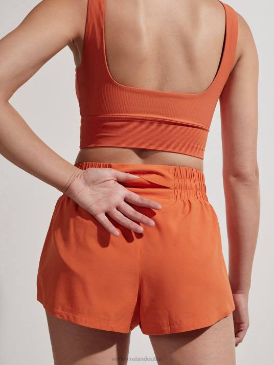Apparel Orange Rust Women Varley Kallin Running Short 1.5