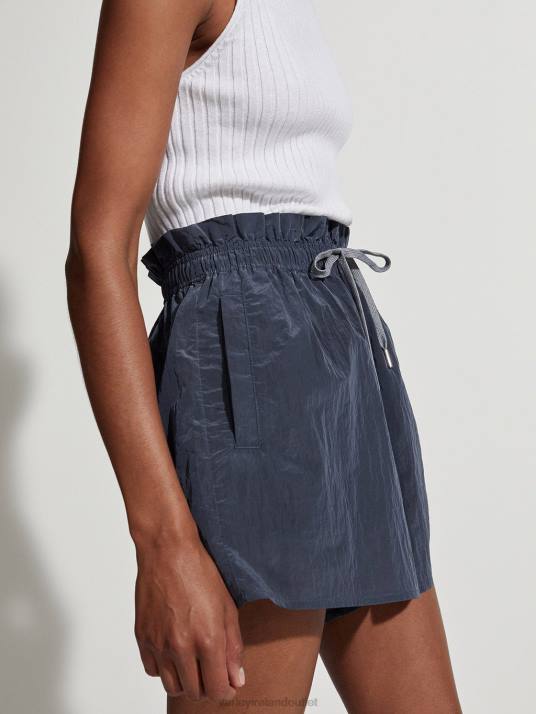 Apparel Slate Blue Women Varley Tulair High-Rise Short 3