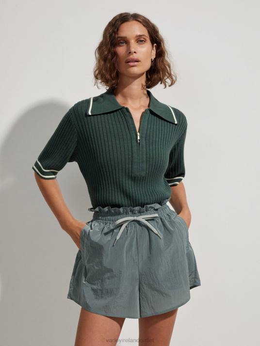 Apparel Slate Green Women Varley Tulair High-Rise Short 3