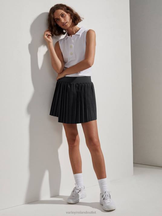 Apparel Black Women Varley Kalmia Mid-Rise Skort 00FX355