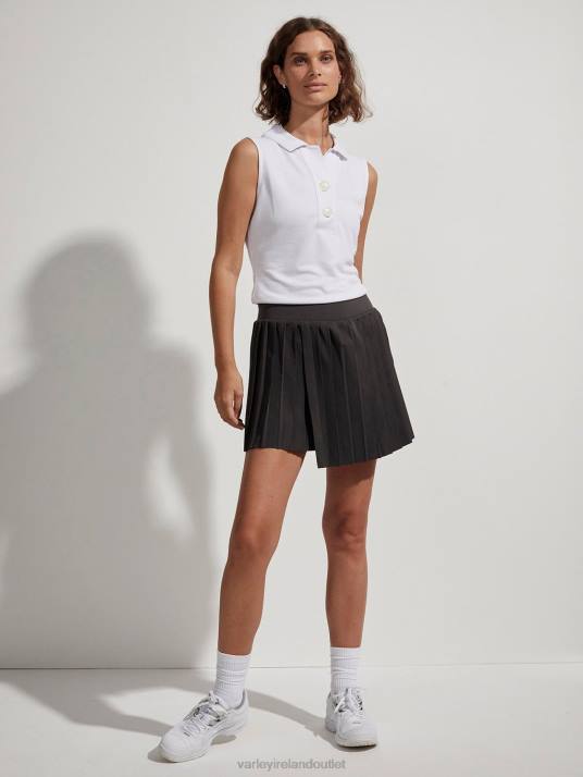 Apparel Black Women Varley Kalmia Mid-Rise Skort 00FX355