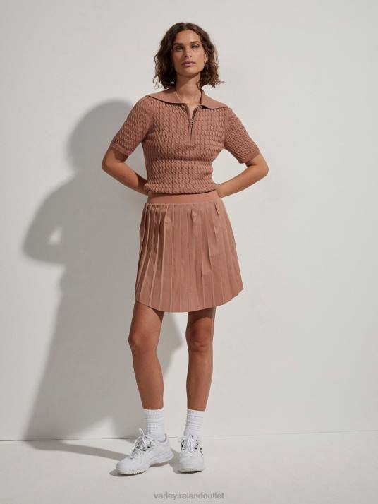 Apparel Mocha Mousse Women Varley Newman High-Rise Skort 00FX356