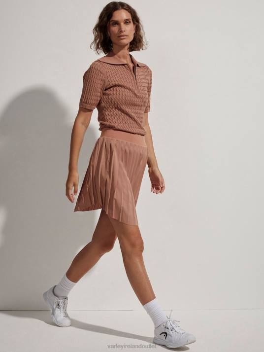 Apparel Mocha Mousse Women Varley Newman High-Rise Skort 00FX356
