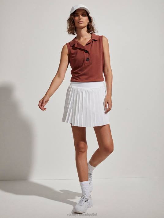 Apparel White Women Varley Kalmia Mid-Rise Skort 00FX354