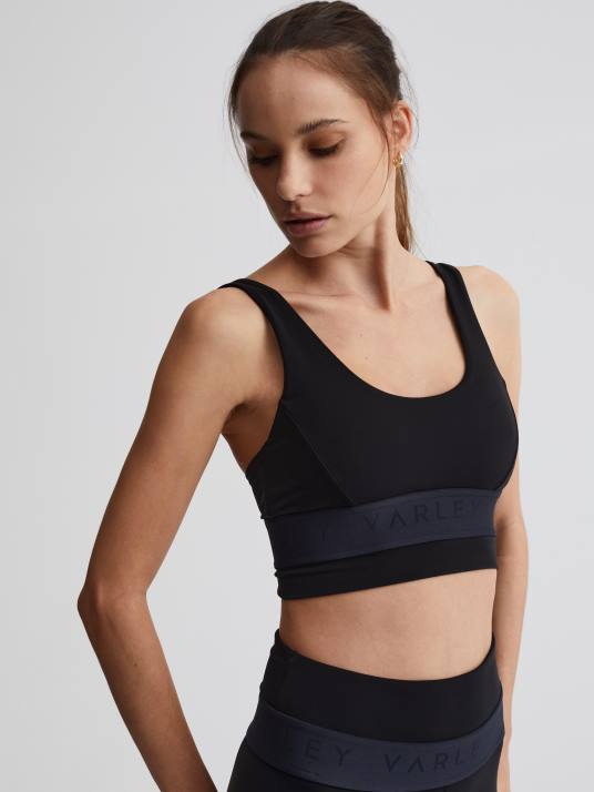 Apparel Black Women Varley Let's Move Dartmouth Bra 00FX246