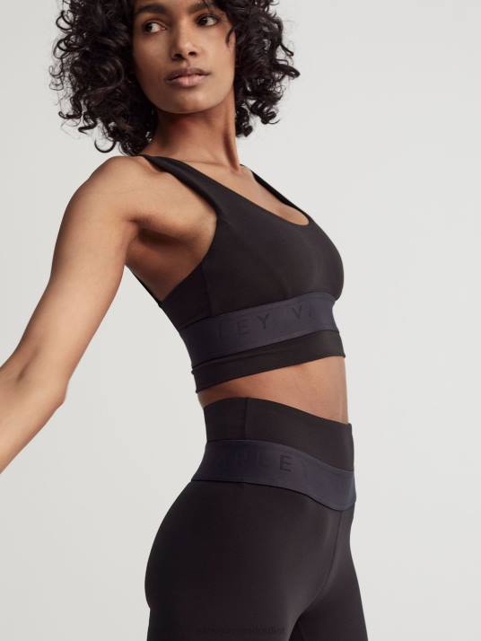 Apparel Black Women Varley Let's Move Dartmouth Bra 00FX246