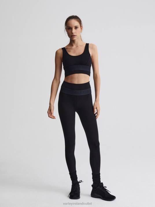 Apparel Black Women Varley Let's Move Dartmouth Bra 00FX246