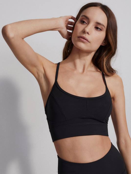 Apparel Black Women Varley Let's Move Irena Bra 00FX19