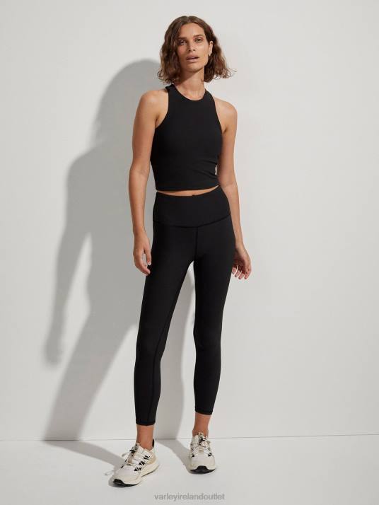 Apparel Black Women Varley Let's Move Rib Kempton Bra 00FX114
