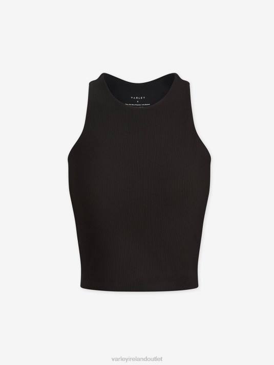 Apparel Black Women Varley Let's Move Rib Kempton Bra 00FX114