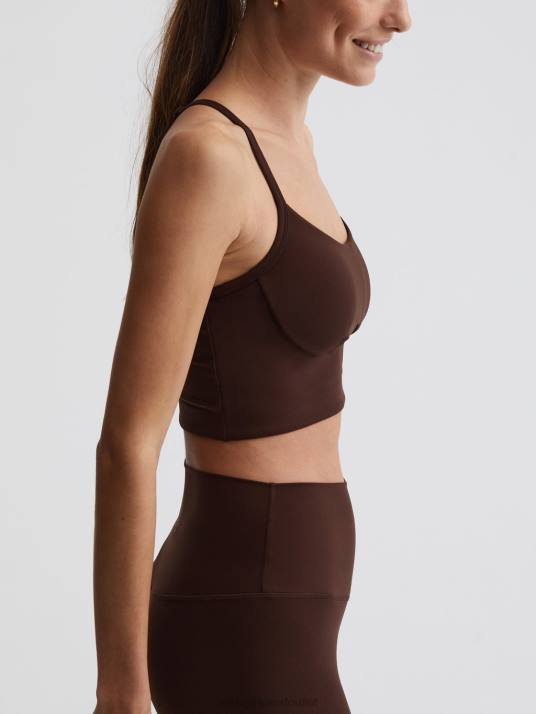 Apparel Coffee Bean Women Varley Always Surrey Bra 00FX241