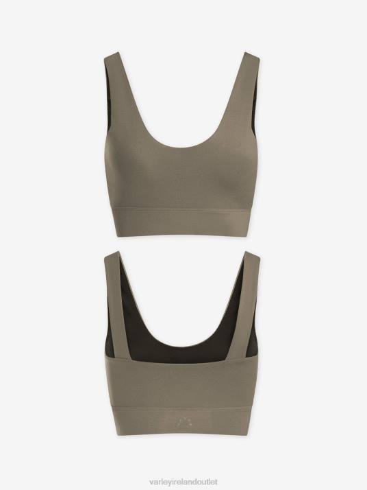 Apparel Gravity Grey Women Varley Always Edwards Bra 00FX56