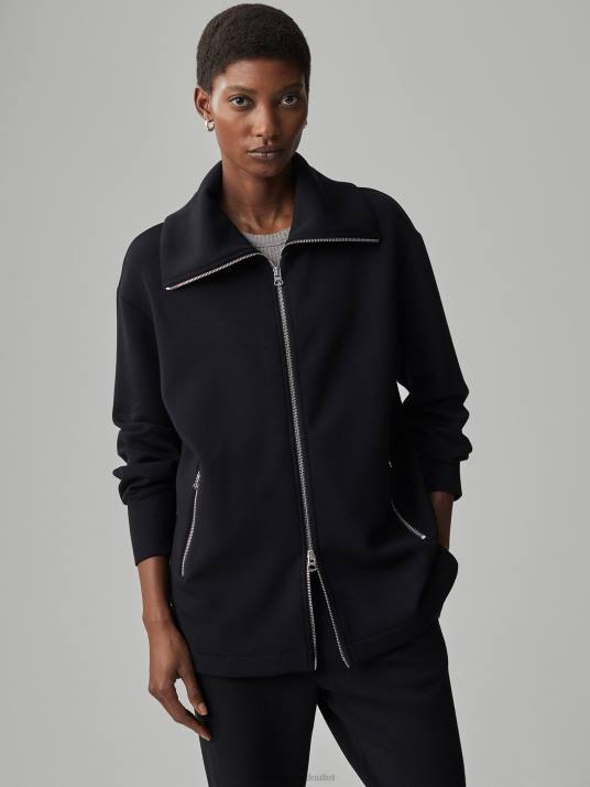 Apparel Black Women Varley Adair Zip-Through Jacket 00FX111