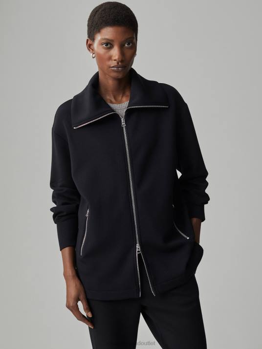 Apparel Black Women Varley Adair Zip-Through Jacket 00FX111