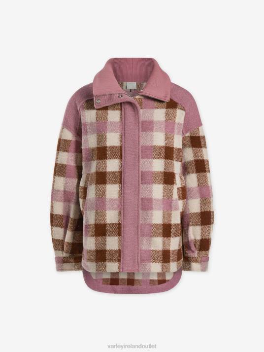 Apparel Caramel Midi Check Women Varley Alma Jacket 00FX429