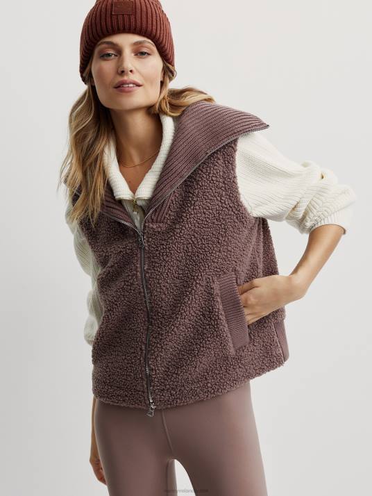 Apparel Deep Taupe Women Varley Aspen Gilet 00FX458