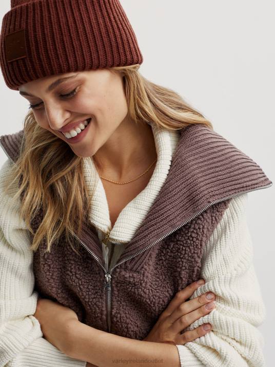 Apparel Deep Taupe Women Varley Aspen Gilet 00FX458