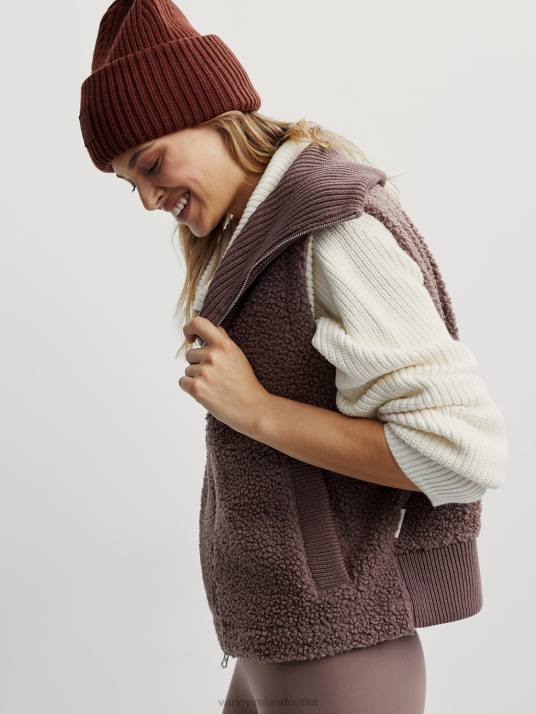 Apparel Deep Taupe Women Varley Aspen Gilet 00FX458