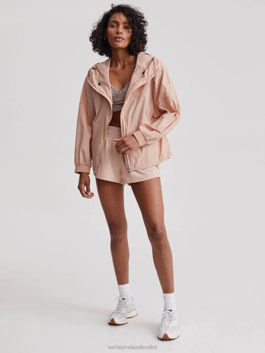 Apparel Mahogany Rose Women Varley Blake Windbreaker 00FX414