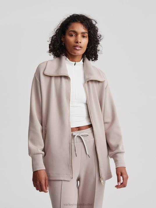 Apparel Taupe Clay Women Varley Adair Zip-Through Jacket 00FX110